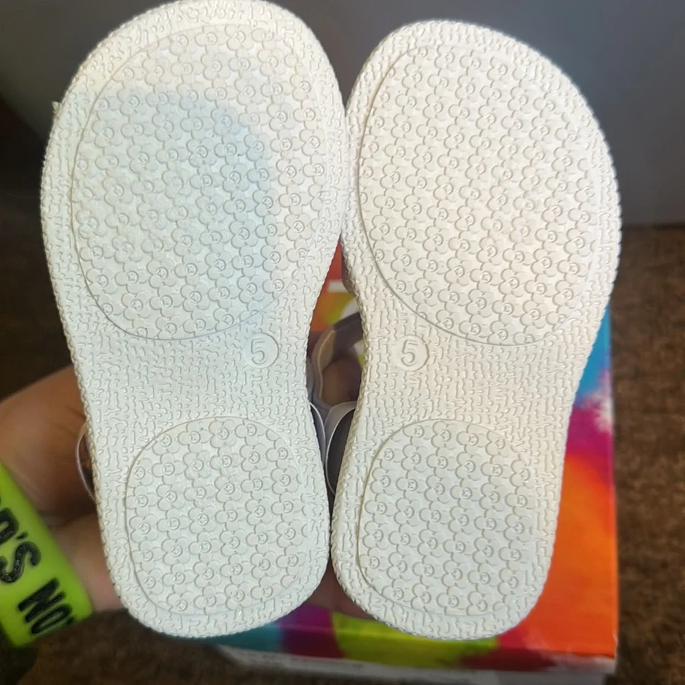 RACHEL SHOES TRIXIE UNICORN RAINBOW TODDLER SANDALS: NIB: SZ 5